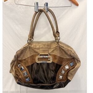 Guess 2000s Vintage Rare Y2K Suede Hobo Shoulder Bag